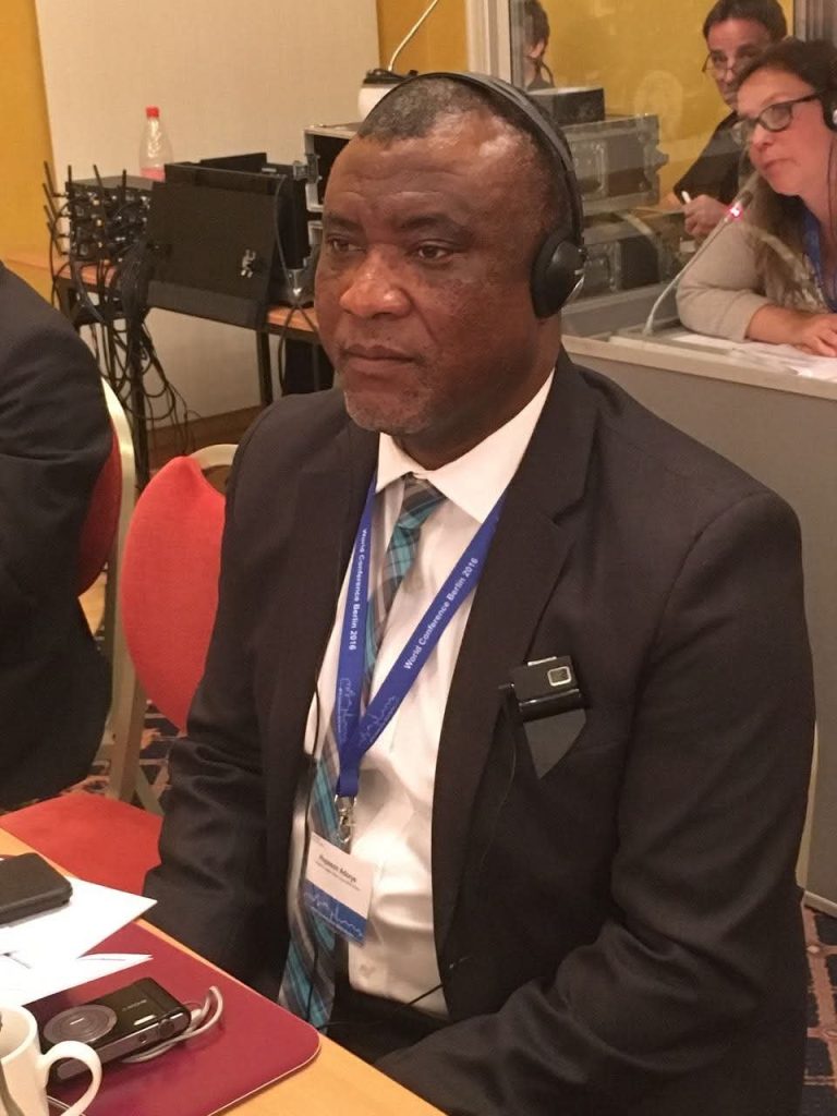 Following proceedings with simultaneous interpretation at an international taxpayers’ forum.